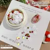 Caixa com Conjunto de Decorações para Unhas com Lantejoulas de Flocos de Neve de Inverno, Estrela de Cinco Pontas, Estrela de Quatro Pontas, Exquisite Decorações Coloridas Mistas para Unhas Atacado