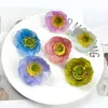 Cabeças de flores de papoula pequenas artificiais materiais para grampo de cabelo de margarida DIY arranjo de flores decorações para fotografia em casa