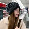 Nuevo Sombrero Holgado Versátil para Mujer Otoño/Invierno 2026 Estilo Coreano Protección para las Orejas Cubrecabezas Informal Versátil para Exteriores Sombrero para el Frío