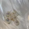Pendientes de Perla de Sirena Coloridos Estilo Fiebre 2025 Nuevo Diseño de Nicho Primavera y Verano Pendientes de Gama Alta