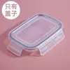 Caja de Conservación de Grado Alimenticio, Contenedor de Almacenamiento de Plástico Rectangular para el Hogar, Caja de Almacenamiento Específica para Refrigerador, Lonchera, Contenedor Sellado