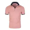 Camisa polo de verano para hombre de comercio exterior, color liso, manga corta, juvenil, moderna, casual, cuello camisero, camiseta de manga corta, transfronteriza, sin arrugas