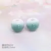 Miçangas Soltas de Cerâmica Jingdezhen Cor Doce Cor Pura 8mm Esmalte Colorido DIY Acessórios de Joias Material para Tecelagem de Pulseira Personalizada