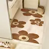 Tapete de Chão para Banheiro Porta de Vaso Sanitário Tapete Antiderrapante para Pés Terra de Diatomáceas Pia Absorção de Água Tapete Resistente ao Desgaste Tapete de Chão para Banheiro