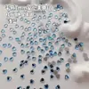 Rhinestones planos mini de 3 mm en forma de corazón, color dopamina, para decoración DIY de uñas