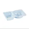 Caja de Condimentos Colorida de Doble Compartimento con Tapa, Caja de Snacks Transfronteriza Negra, Caja de Embalaje