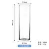Vaso Collins Minimalista Estilo Japonés con Borde Acampanado, Vidrio de Borosilicato Alto, Vaso Ultra Delgado para Whisky, Vaso para Cócteles Específico para Bares
