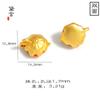 Bolsa de la Suerte Dorada de Alta Retención de Color Tetera Pez Nube Candado Lingote Pulsera Accesorios para Joyería de Cuentas DIY Colgante