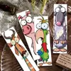 30 piezas de marcapáginas divertidos de animales, estilo caricatura, papelería creativa para diarios, marcadores de lectura para estudiantes, marcapáginas de papel exquisitos