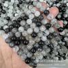 Pulsera de Amatista Natural Rosa Cristal Blanco Cristal Blanco Piedra Cruda de Gemas Varias Pulsera de los Cinco Elementos Venta al por mayor