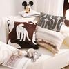 Funda de Almohada para Sofá de Lujo Ligero y Gama Alta con Relleno, Almohada Retro Sencilla, Ventana Saliente de Dormitorio, Cojín Francés