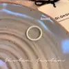 Anillo Liso Simple Anillo de Cerámica Pura para Hombres y Mujeres, Estilo Frío Normcore, Anillo para Dedo Índice Personalizado Venta al por Mayor