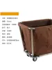 Carrito de lino para habitación de hotel, carrito de lino silencioso engrosado, carrito de trabajo para hotel, carrito de ropa para lavandería de alojamiento