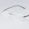 Marco de gafas sin montura de moda al por mayor miopía Ultra Ligero super elástico TR90 colorido gelatina marco para hombre y mujer 720
