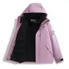 Chaqueta 3 en 1 estilo Luotuo para mujer, nueva chaqueta de montaña para exteriores 2026, chaqueta de plumón cortavientos, hecha a medida para hombres