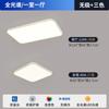 2025 Nueva Luz Principal para Sala de Estar Simple Moderna Espectro Completo Protección Ocular Luz de Techo Crema Paquete de Iluminación para Estudio Dormitorio