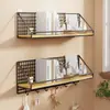 Estante de almacenamiento de pared para dormitorio, habitación de estudiante, litera, cesta colgante de pared sin perforación para aperitivos y artículos varios