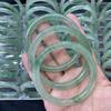 Pulsera de oblea de fresa verde natural cristal transparente verde semillas de fresa húmedas punto brillante transparente venta al por mayor