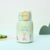Caneca Térmica Estampa de Veado Desenho Animado Estudante Portátil ao Ar Livre Aço Inoxidável Mini Bolso Caneca Ervilha Presente Atacado