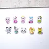Nueva Serie Kawa Jiva Estilo Japonés Jiyi Usachi Decoraciones de Arte para Uñas de Dibujos Animados Lindos Accesorios 3D Portátiles para Uñas