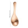 Cuchara pequeña de acero inoxidable 304 de 9,4 cm con mango corto, cuchara pequeña para leche, postre, cuchara para niños, cuchara para helado y café.