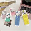 Calcetines de Animación de Dibujos Animados de Comercio Exterior para Mujer Estilo Japonés Gato Calcetines de Media Pantorrilla Divertidos y Lindos Calcetines de Manos Sostenidas Nicho Ins Modernos y Versátiles