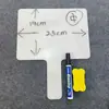 Placa de Pontuação Apagável, Placa de KT para Escrever, Placa de Mão de Resposta Rápida, Placa de Pontuação para Juízes, Placa de PVC para Votação, Placar para Eventos