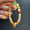 Jade Dourado Natural Abóbora Design DIY Novo Estilo Chinês Estilo Nacional Pulseira de Jade Design de Nicho Ins Atacado