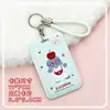 Estuche Deslizante para Tarjetas de ABS Estudiante Pecho Tarjeta de Acceso Tarjeta de Comida Bolsa Anti-pérdida Colgante del Cuello Estuche de Identificación Cubierta Protectora Hombres y Mujeres en stock