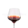 Copa de vino a rayas verticales transfronteriza, copa de vino nórdica de borde ancho, copa soplada a mano para uso en bar y restaurante