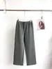 Pantalones Deportivos de Terciopelo Grueso Doble Cara Color Puro Sueltos Rectos Estilo Deportivo Invierno Nuevo 2025 Pantalones Simples de Pierna Ancha hasta el Suelo