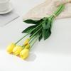 Simulação de lírio do vale mini tulipa pu tulipa flor artificial decoração de flores artificiais buquê falso flor simulação flor
