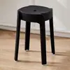 Bancos de plástico, sillas, sillas con respaldo para restaurante, mesas de comedor, sillas de comedor para restaurante, sillas simples de una sola pieza moldeada para el hogar al por mayor