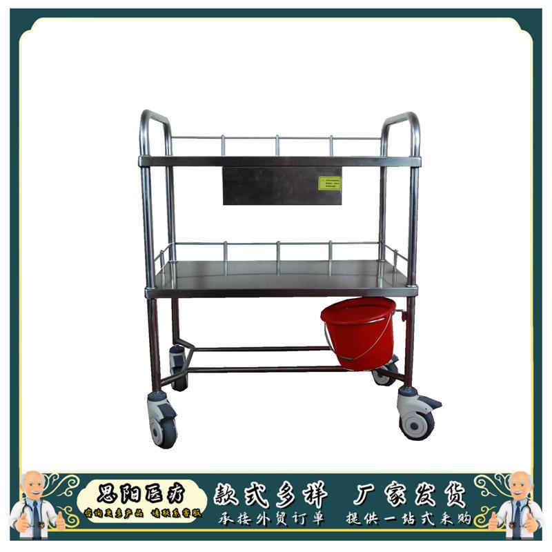 SY-CⅡ-8 不锈钢治疗车750.450.910mm 67