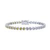Mecanismo de Cierre Cadena Pulsera de Plata S925 Fila Única Circonita Diamante Artificial Pulsera Venta Directa de Fábrica