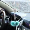 Espejo Cruzado Especialmente Diseñado para Pedrería de Arcilla, Borlas, Bolas de Pelo de Visón, Colgantes para Espejo Retrovisor de Coche, Suministros para Decoración Interior de Coche Colgantes