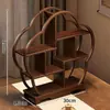 Estante de Almacenamiento para Tazas de Té de Escritorio, Estante de Exhibición Multicapa para Uso Doméstico, Pequeña Decoración de Mesa de Té Estilo Chino, Estante de Almacenamiento para Juegos de Té