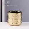 Vasos de Flores Cerâmicos com Padrão Geométrico, Decoração para Casa, Plantas Verdes, Vasos para Suculentas, Flores de Luxo Leve no Atacado, Presentes Corporativos