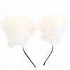 Diadema de Felpa con Orejas de Gato Lindas Diadema de Cabeza de Zorro Sombrerería Femenina Orejas de Bestia Campana Horquilla para el Cabello Gato Horquilla para el Cabello Accesorios para el Cabello