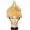 Fiesta de Acción de Gracias de Carnaval sombrero de pavo pierna larga nariz sombrero de pavo de poliéster Gafas de pavo Accesorios de modelado de pavo de Carnaval