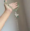 Colar de Corrente para Clavícula Feminino de Verão Novo Super Fada com Borboleta e Franjas de Miçangas, Design de Nicho, Artesanato Pesado, Estilo Doce e Cool