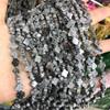 8*8*3mm jade natural trébol de cuatro hojas cuentas sueltas joyería para el cabello hecho a mano diy con cuentas cuentas de trébol de cuatro hojas productos semiacabados