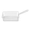 Cesta de freír de acero inoxidable con filtro de pantalla redonda para papas fritas, cesta de malla frita, cesta cuadrada para pollo frito mini