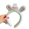 Diadema de Cabeza de Muñeca Monstruo Bubu Marta Burbuja Suave Linda Femenina Corazón Bola de Pelo Conejo Linda Dibujo Animado Peluche Diadema