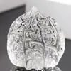 Adornos de bolas de cristal para decoración, artesanías transfronterizas, para masajes de fitness y balonmano, con texto de cristal de nogal, venta al por mayor.
