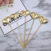 Enchufe Decorativo para Pastel de Cumpleaños Postre Lindo Cara Brillante Estrella Pentagonal PU Corazón Corona Enchufe Paquete de 5