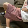 Shorts Esportivos Masculinos de Verão Largos Marca da Moda Estilo Americano Bordado de Letras Shorts de Cinco Pontos Shorts Masculinos