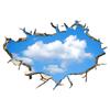 Amazon 3D Autoadhesivo Despegable Pared A Través de la Pared Cielo Azul Nubes Blancas Techo Pegatinas de Pared Mural Arte Calcomanía Decoración
