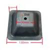 Pie de Estante Base Vertical Pie Base de Carga Tapa Final de Tubo Cuadrado Pie Carga Pesada Pie de Hierro Estante Apilable Taza de Pie Pie de Base de Acero