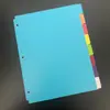 Carpeta Página Divisoria para Cuaderno de Hojas Sueltas Cuaderno de Oficina Núcleo de Repuesto Accesorios Página de Clasificación para Bloc de Notas